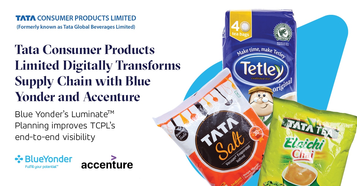 Tata Consumer Products Digitally Transforms Supply Chain with Blue Yonder and Accenture