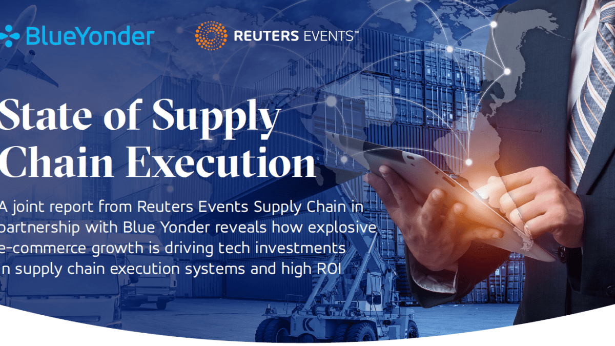 Studie von Reuters und Blue Yonder zeigt steigende Investitionen in Supply Chain Execution Systeme