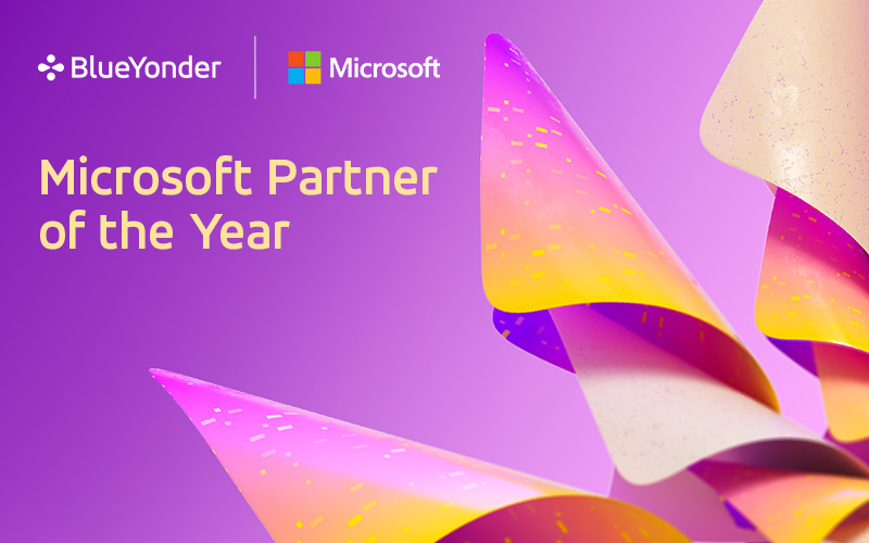 Blue Yonder Recognized as a Finalist for the 2022 Microsoft Global Automotive, Manufacturing & Supply Chain, and Retail & Consumer Goods Partner of the Year Awards