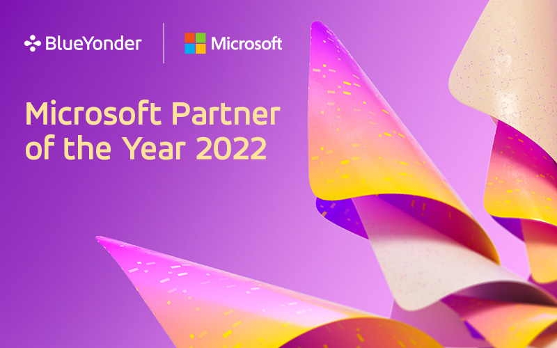 <strong>Blue Yonder Named Thailand</strong> <strong>Independent Software Vendor – Global Partner of the Year 2022 by Microsoft for Second Year in a Row</strong>