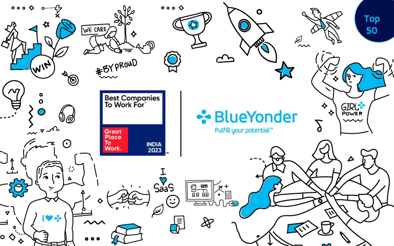 Blue Yonder Recognized Among India’s Best Companies To Work For by Great Place To Work India