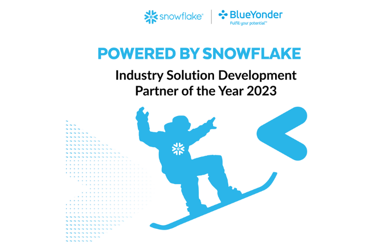 Blue Yonder Named Powered by Snowflake Industry Solution Development Partner of the Year