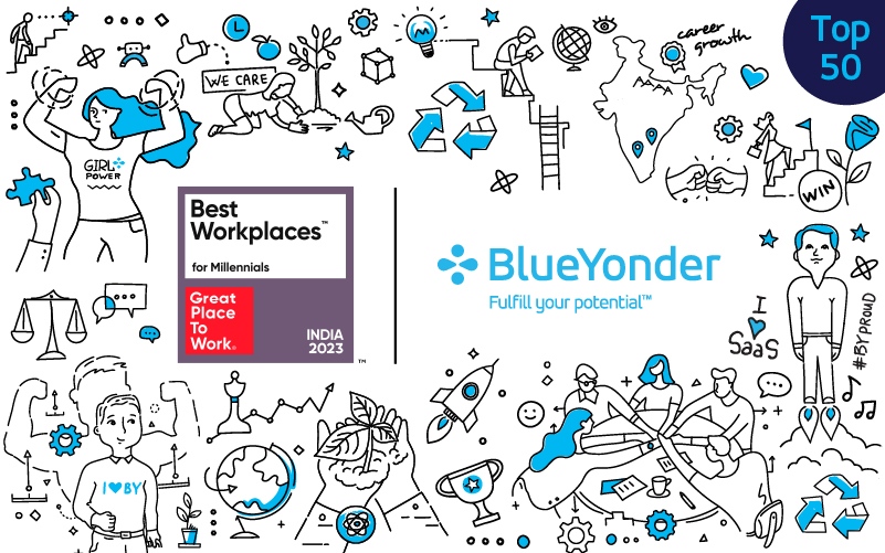 Blue Yonder Recognized by Great Place To Work<sup>®</sup> India Among India’s Best Workplaces™ for Millennials 2023