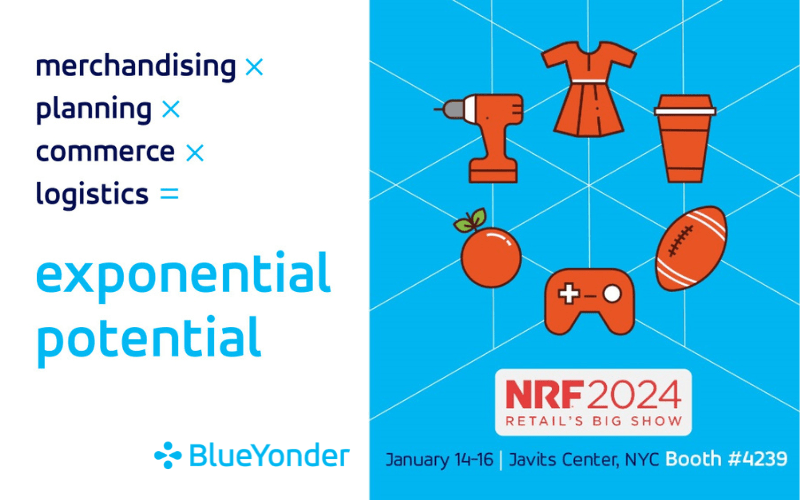 Blue Yonder Reveals How Retailers Can Change Business Trajectory and Drive Better ROI By Orchestrating Supply Chains from Planning to Execution at NRF 2024